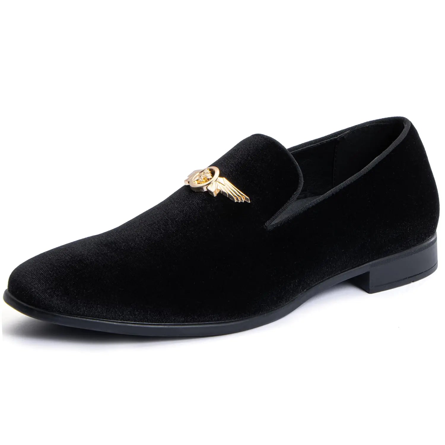 The VELVETTO Loafers with Gold Buckle