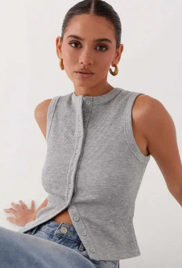 The Elegant Sleeveless Tailored Vest