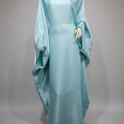 The Elegant Satin-Waisted Summer Gown