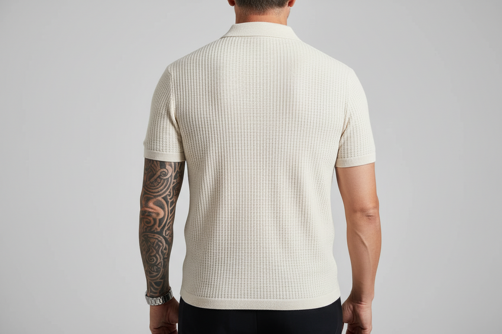 The Textured Knit Sophisticate Polo
