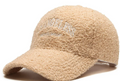 The Autumnal Elegance Lamb Wool Peaked Cap