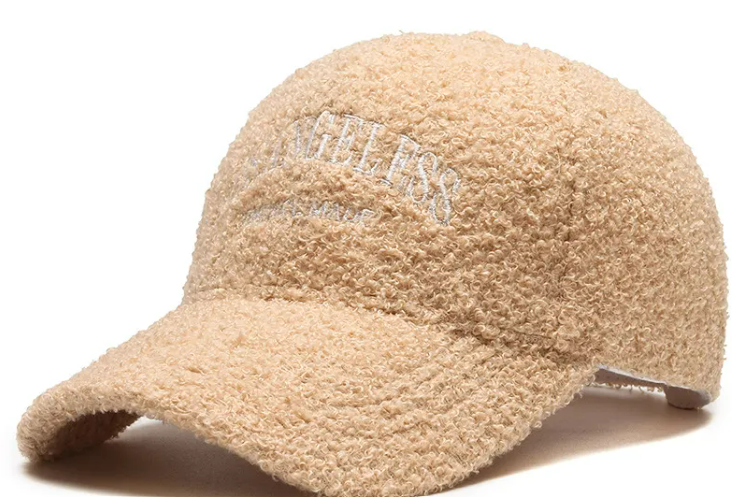 The Autumnal Elegance Lamb Wool Peaked Cap