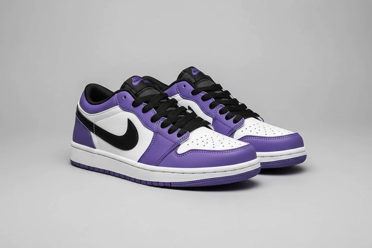 The Pure White Dunk AJ1 Low Shoes