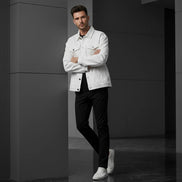 The White Denim Oversized Jacket