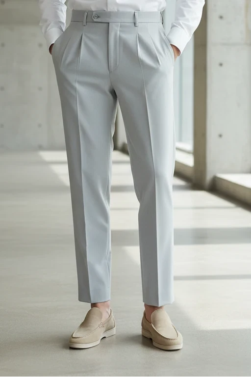 The Elegant Resilience Straight Fit Trousers
