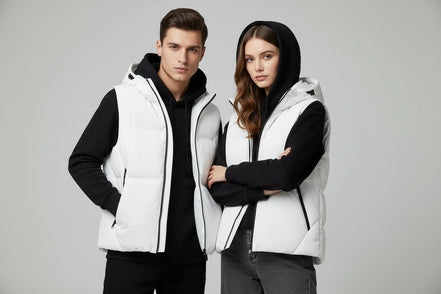 The Elegant Loose-Fit Hooded Vest