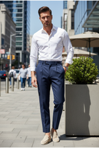 The Elegant Resilience Straight Fit Trousers