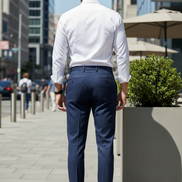 The Elegant Resilience Straight Fit Trousers