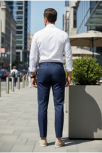 The Elegant Resilience Straight Fit Trousers