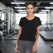 The Active Open-Back V-Neck Tee