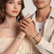 The Eternal Connection Silver Couple Bracelet