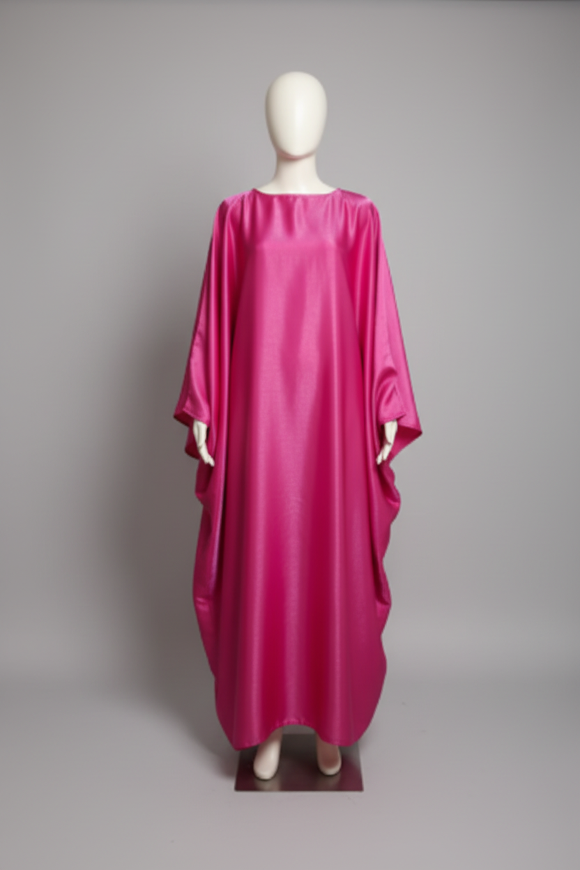 The Elegant Satin-Waisted Summer Gown