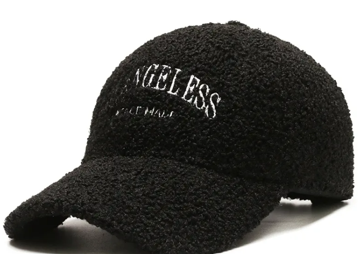 The Autumnal Elegance Lamb Wool Peaked Cap
