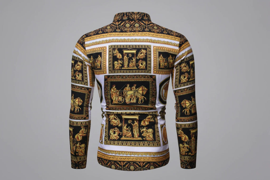 Casual Floral Long Sleeve Shirt