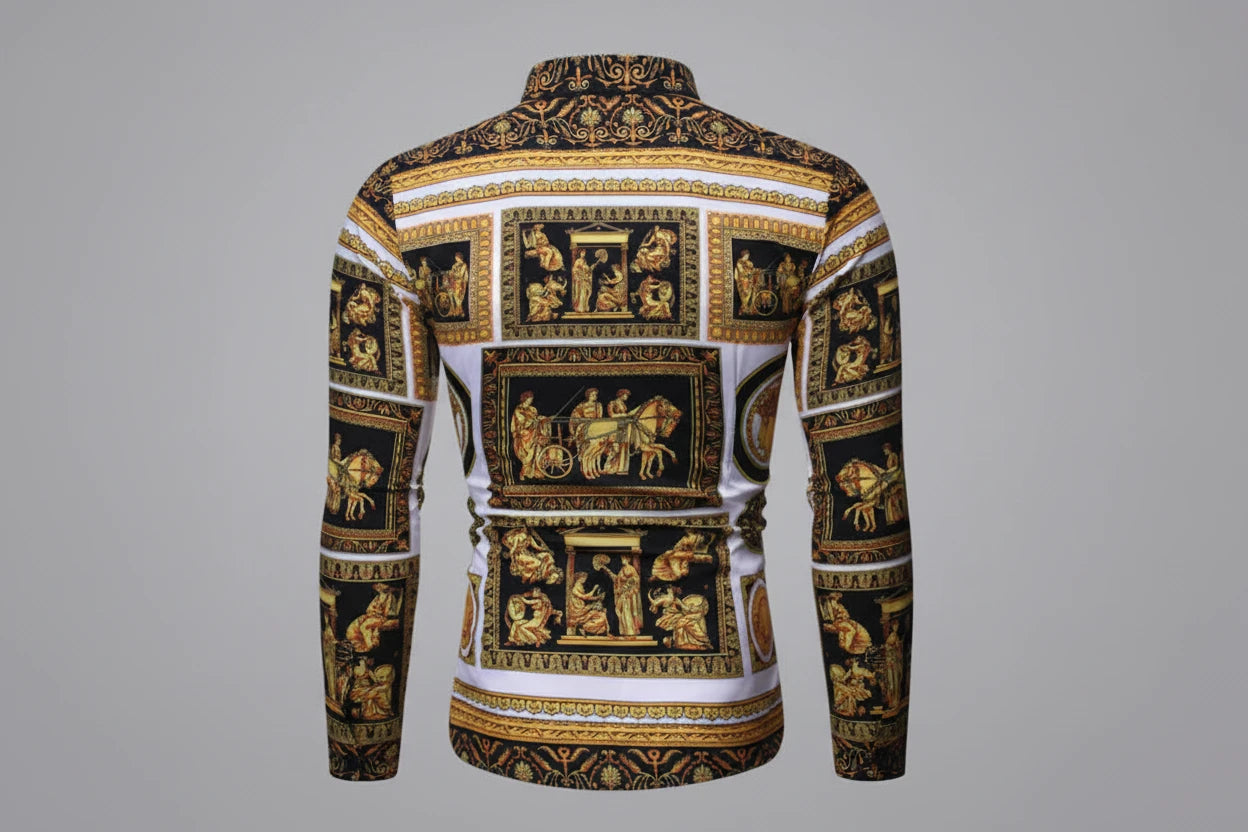 Casual Floral Long Sleeve Shirt