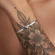 The Elegant Heart Zircon Accent Bracelet