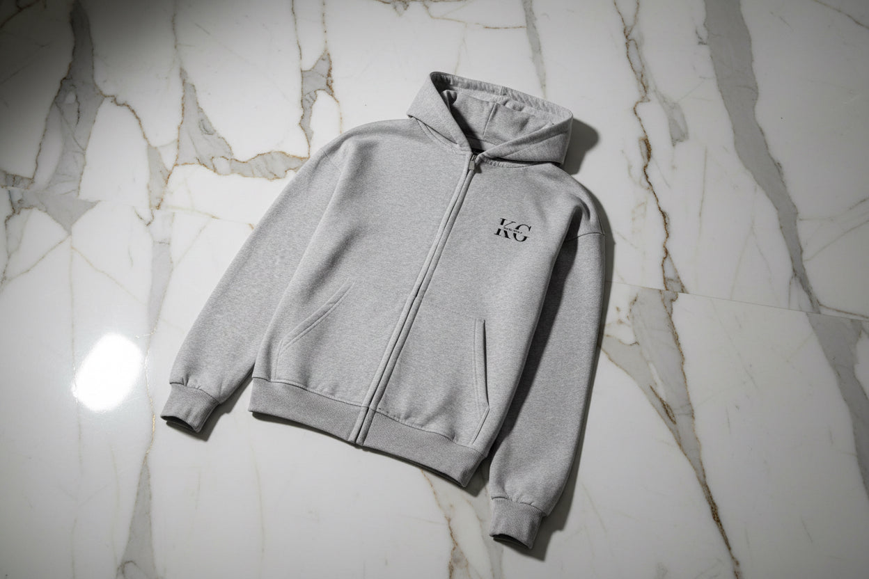 VACANCY Oversized Zipper Hoodie - Kick-Goal