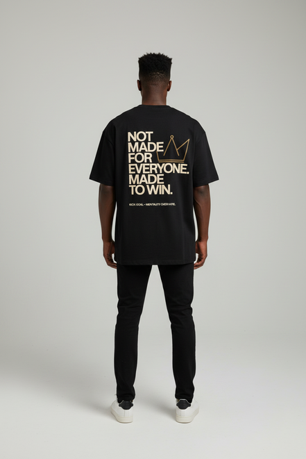 VACANCY Oversized Shirt - NOT MADE FOR EVERYONE. MADE TO WIN.