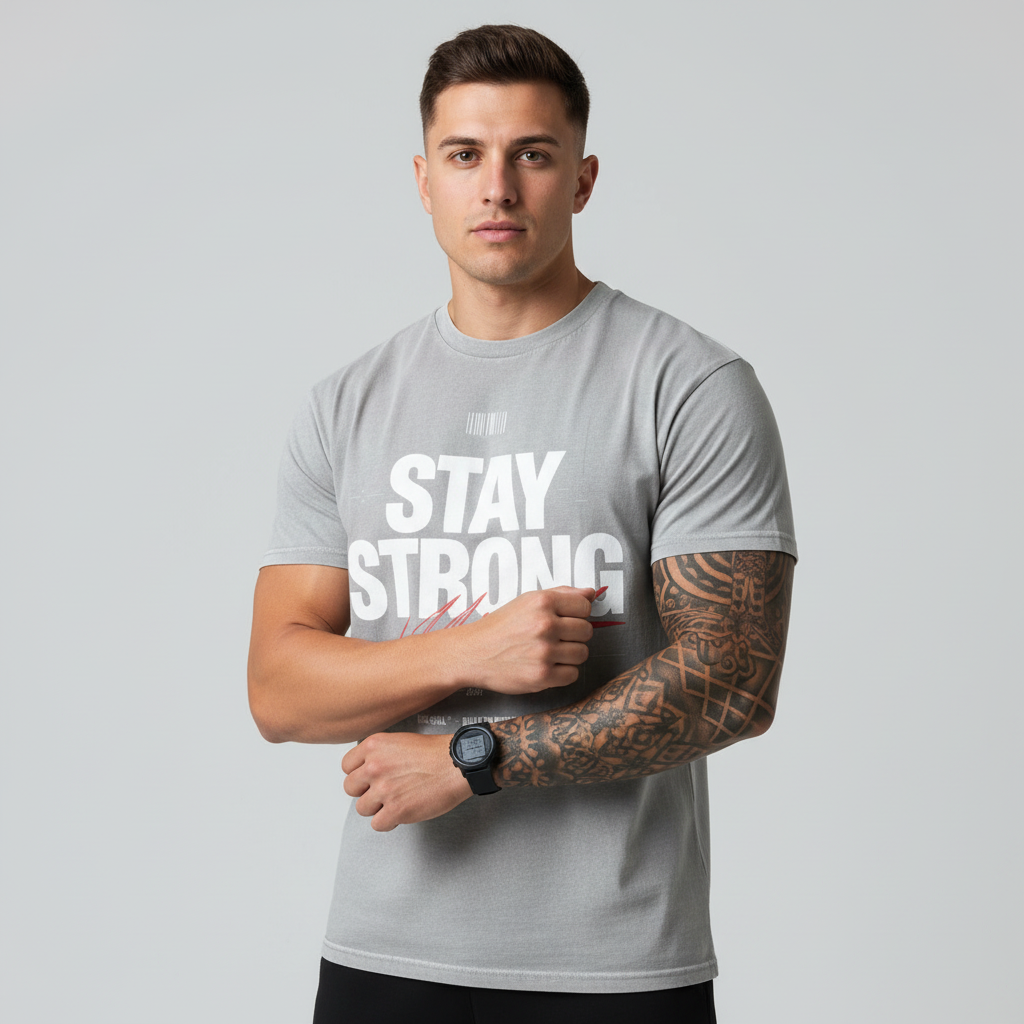 VACANCY Oversized Shirt - STAY STRONG