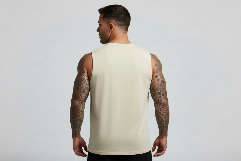 KROWN GALLERY - Sleeveless Oversized Tee