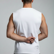 KROWN GALLERY - Sleeveless Oversized Tee