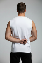 KROWN GALLERY - Sleeveless Oversized Tee