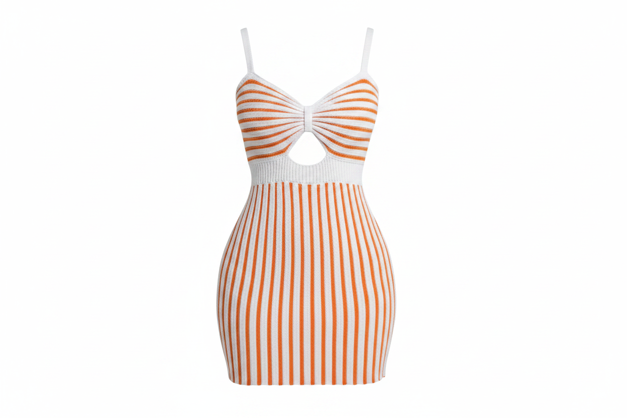 The Elegant Spring/Summer Bicolor Sleeveless Dress