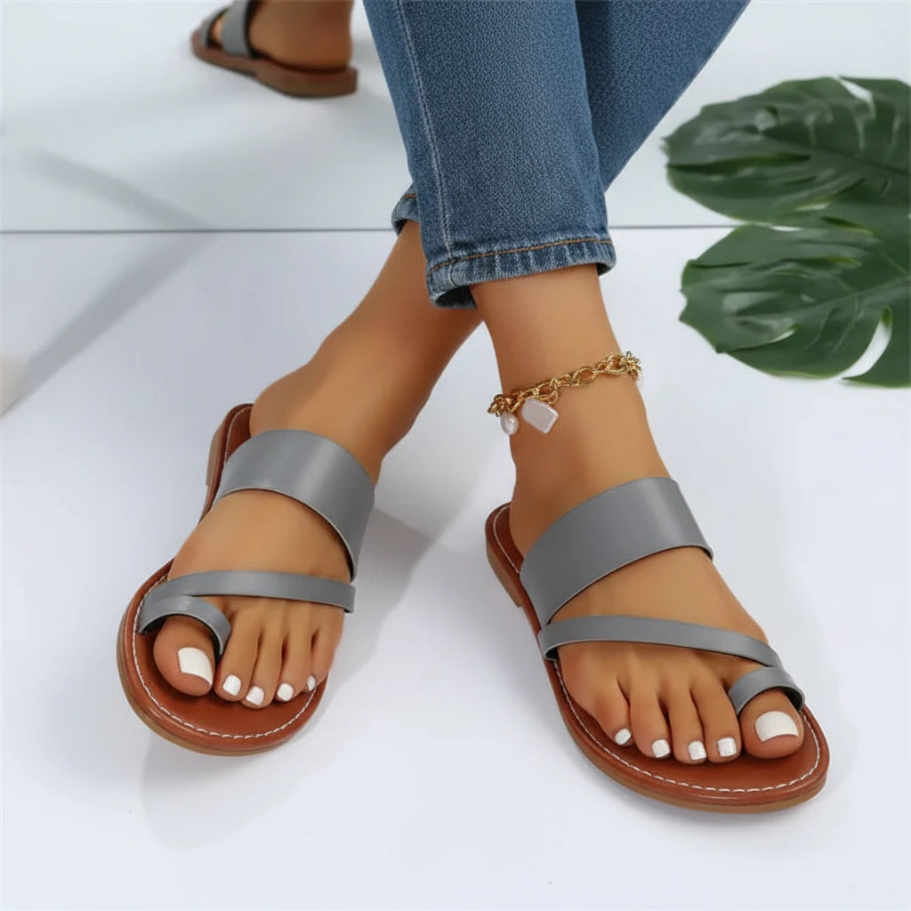 The Elegant Coastal Thong Sandals