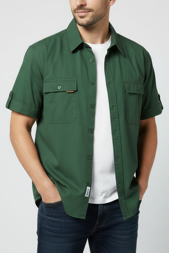 Summertime Manhattan Retro Cotton Polo