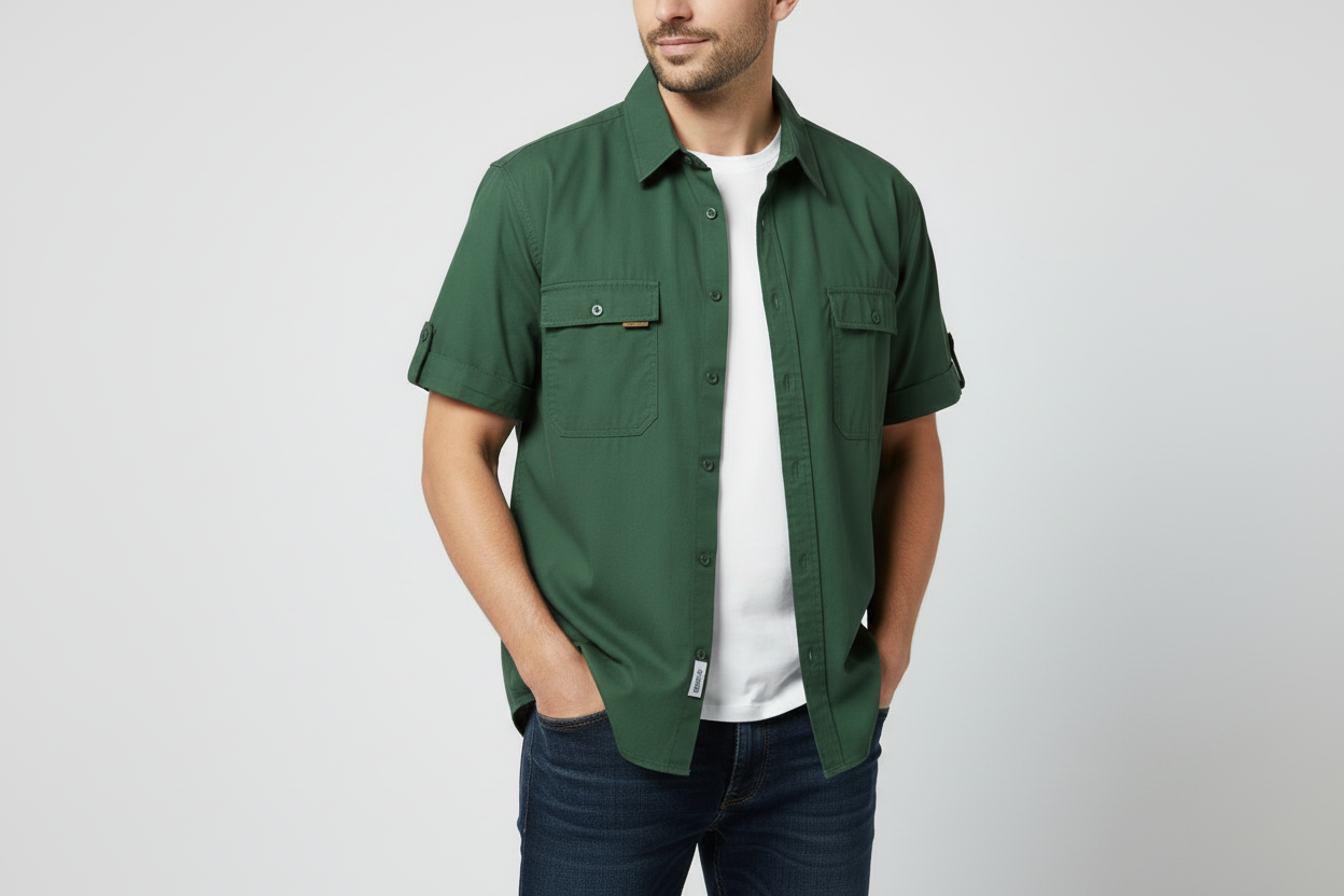 Summertime Manhattan Retro Cotton Polo