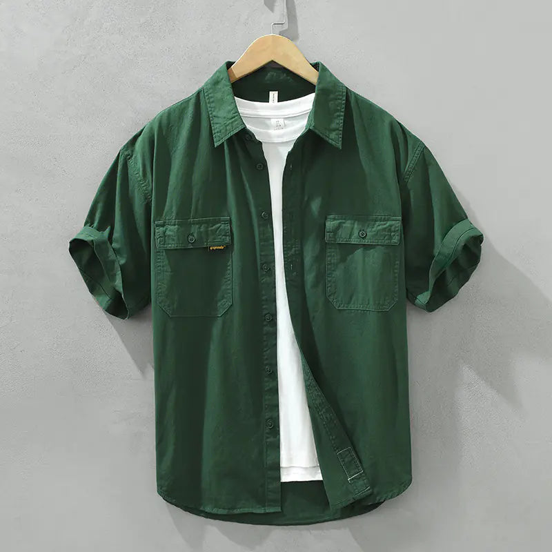 Summertime Manhattan Retro Cotton Polo