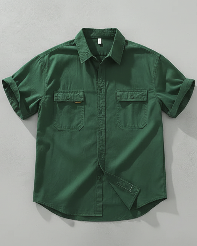 Summertime Manhattan Retro Cotton Polo