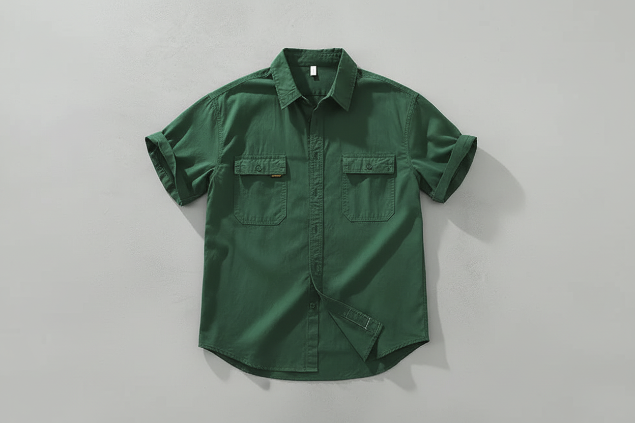 Summertime Manhattan Retro Cotton Polo