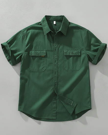 Summertime Manhattan Retro Cotton Polo