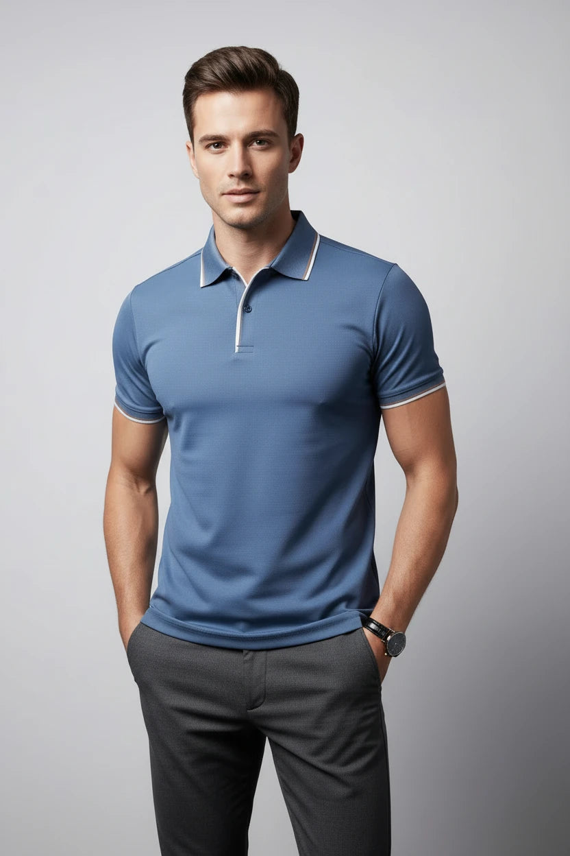 The ZEB Elite V-Neck Polo - Summer Chic Tee
