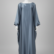 The Elegant Satin-Waisted Summer Gown