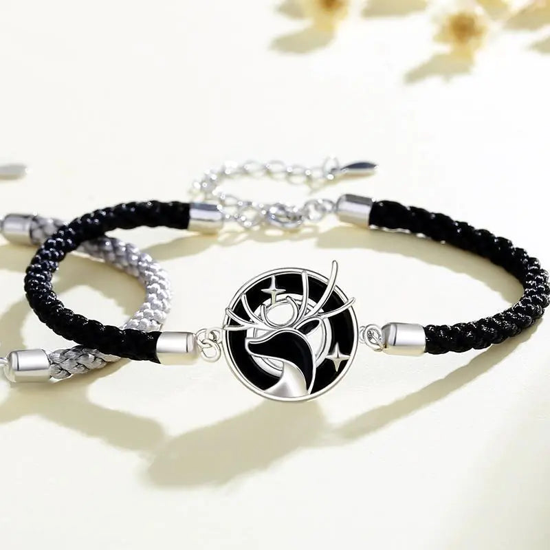 The Eternal Connection Silver Couple Bracelet