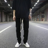 The Canvas Slimline Trousers with Drawstring