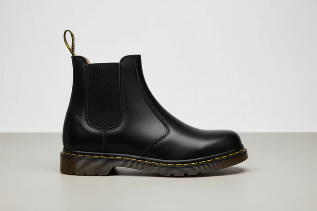 The Elegance Cowhide Thick-Heeled Boots