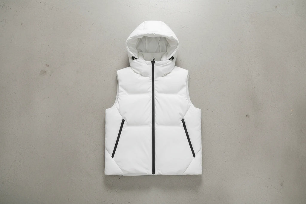 The Elegant Loose-Fit Hooded Vest