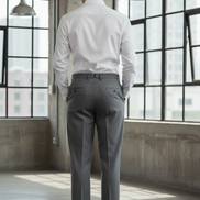 The Elegant Resilience Straight Fit Trousers