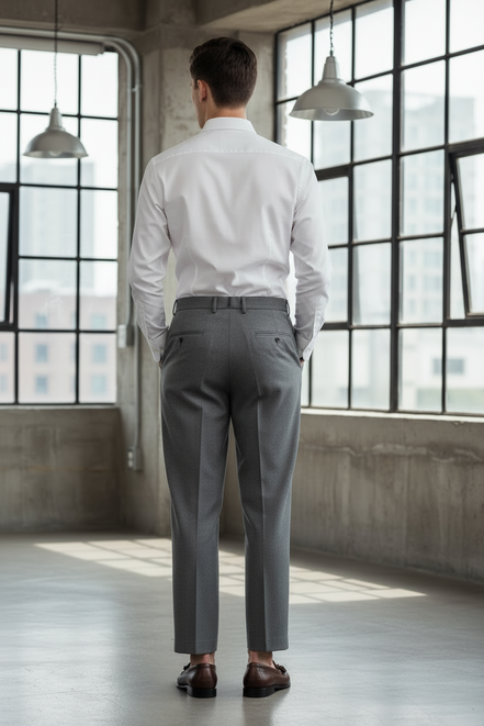 The Elegant Resilience Straight Fit Trousers
