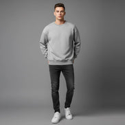 The Luxe Cotton Velvet-Lined Sweater