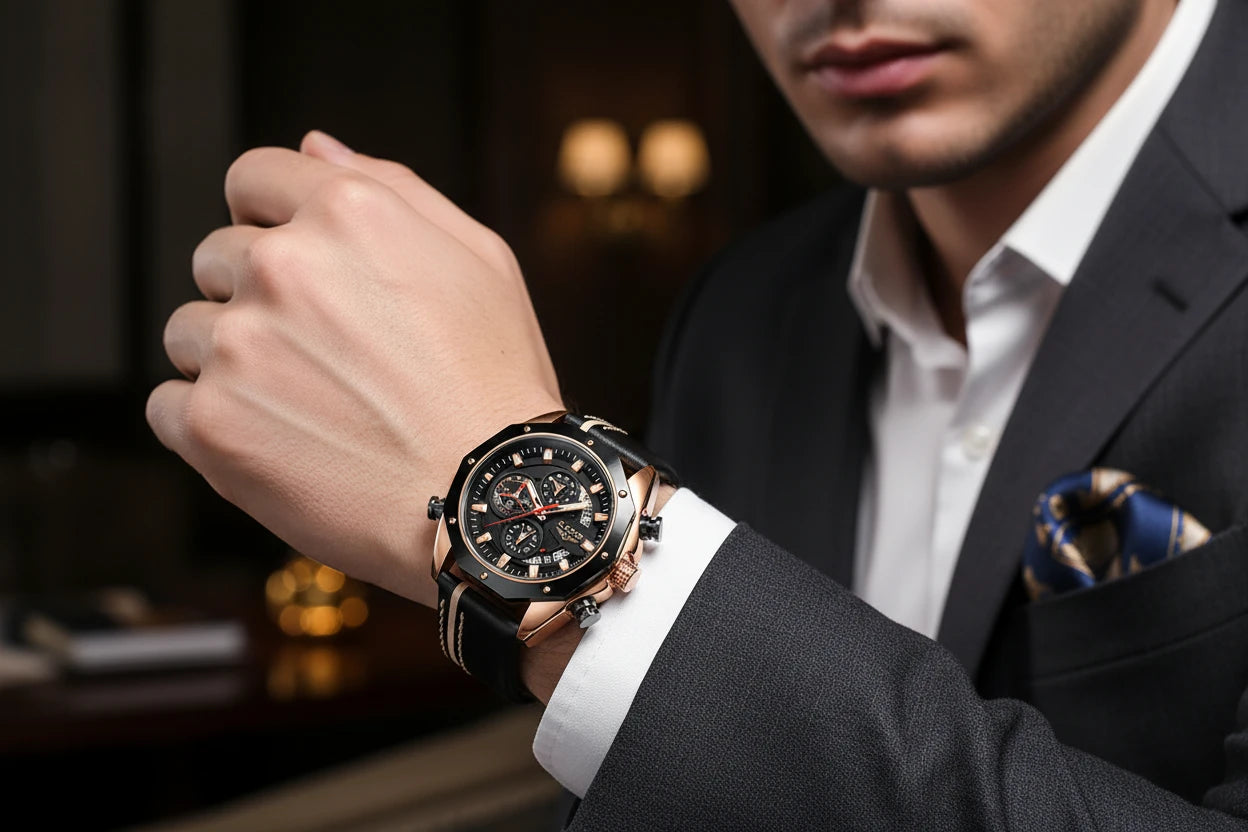 The Sporty Silicone Chronograph