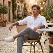 The Lightweight Linen Drawstring Pants