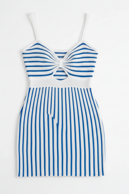 The Elegant Spring/Summer Bicolor Sleeveless Dress