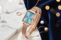 The Luxury Blue Square Women's Watch