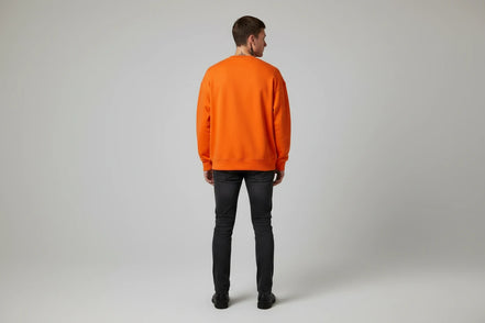 The Luxe Cotton Velvet-Lined Sweater