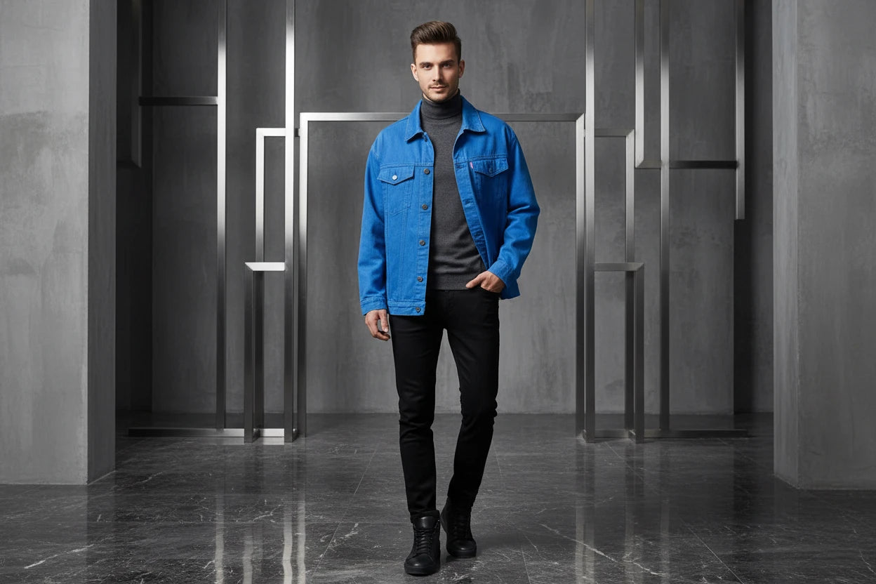 The White Denim Oversized Jacket