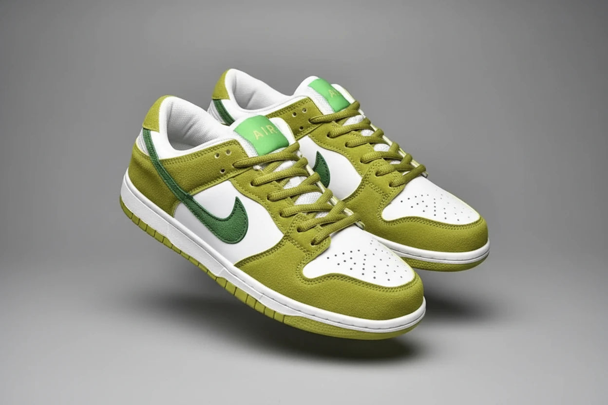 The Pure White Dunk AJ1 Low Shoes